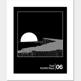 Tool - 10.000 Days / Minimal Style Graphic Artwork Design Posters and Art